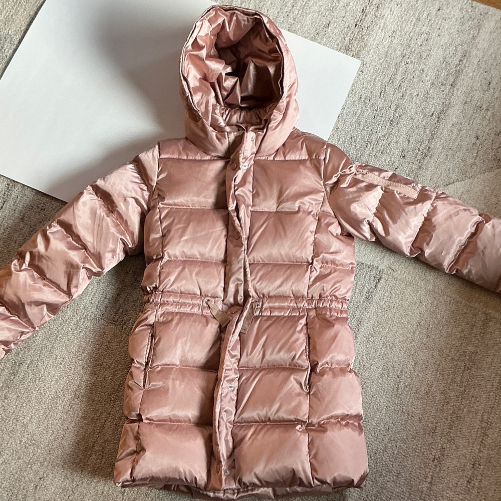 GAP XXL Pink Puffer Jacket with Hood